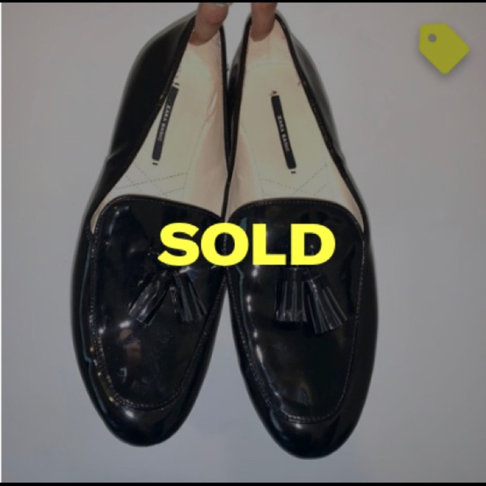 SOLD Patent Black Loafers